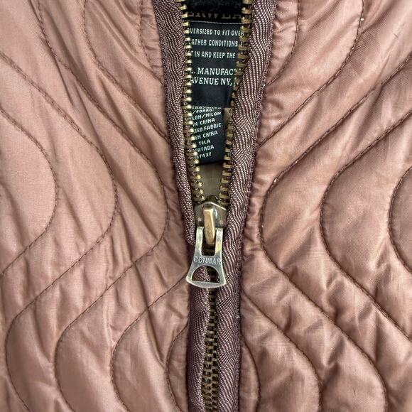 Vintage Mens Ralph Lauren brown quilted jacket - barn - chore - puffer - size L - Picture 12 of 16